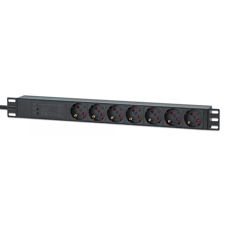 Intellinet 715140 7-Outlet Surge Protected Power Strip