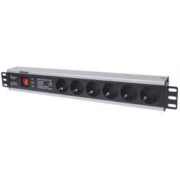 Intellinet 713962 19" Rackmount 6-Way Power Strip
