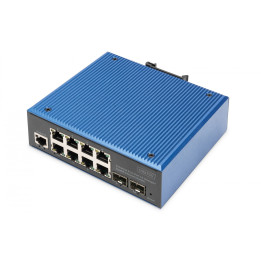 DIGITUS DN-651156 Tööstuslik 8+2 pordiga Gigabit switch