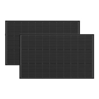 Fotoelektrisko panelu komplekts 2x EcoFlow 100W (stingra struktura)