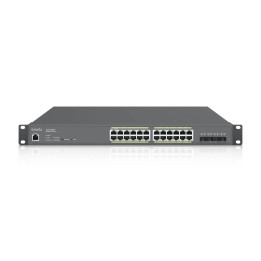 EnGenius ECS1528FP Managed Switch, 24x RJ45 Gigabit PoE+, 410 W, 4x SFP+, EnGenius Cloud