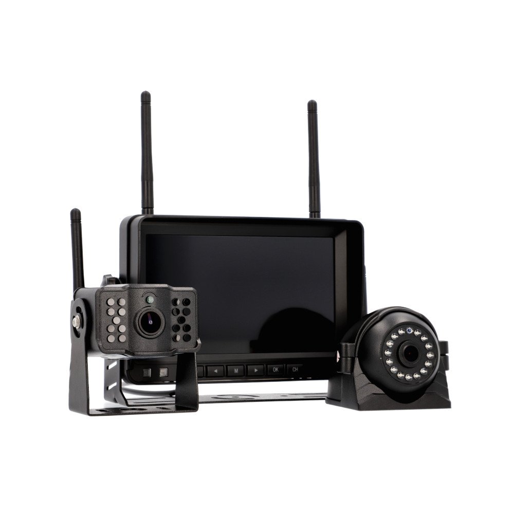 FullHD bezvadu mobila noverosanas komplekts ar 2 kameram un ierakstisanas funkciju VIDI-MM-4CH-WIFI