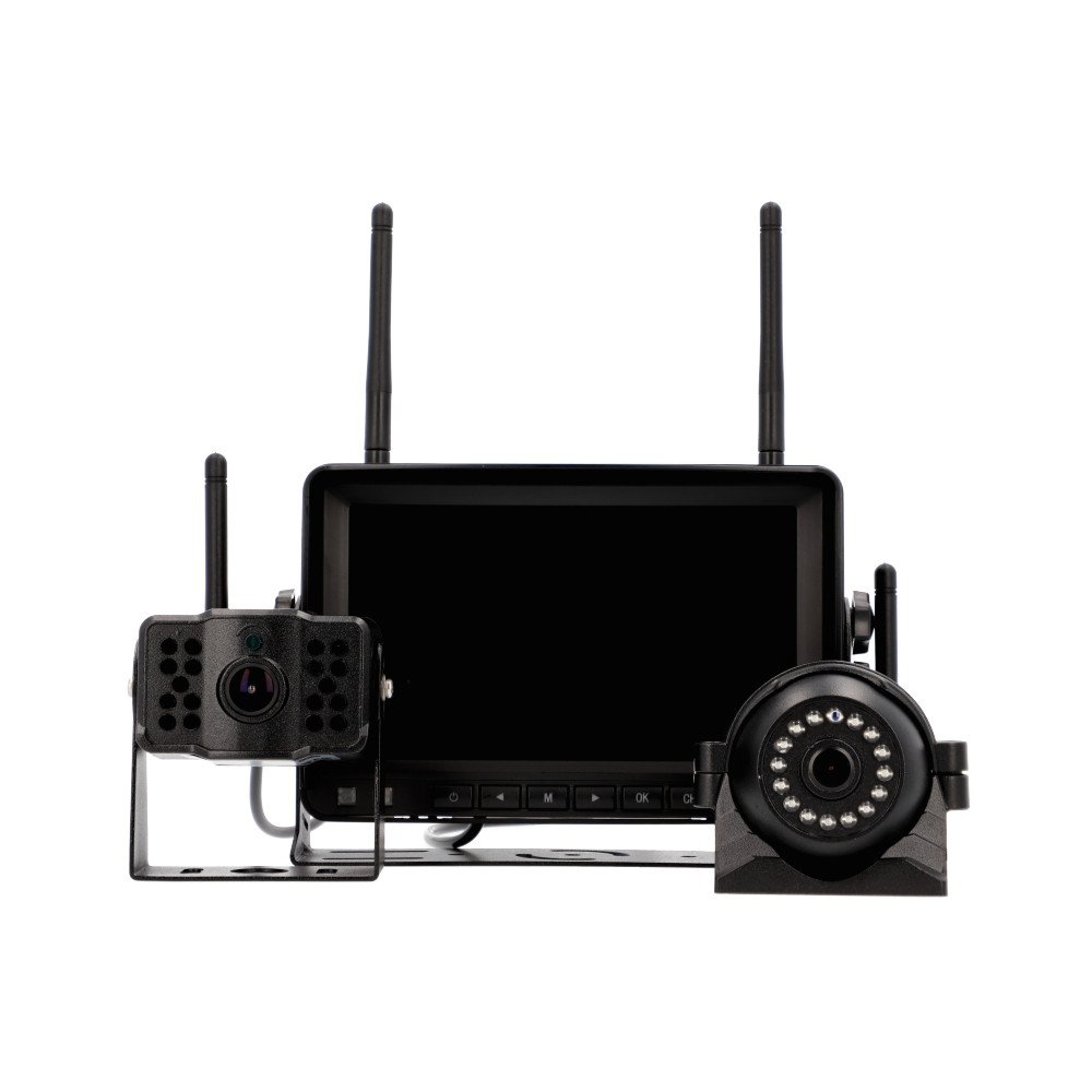 FullHD wireless mobile monitoring set with 2 cameras and recording function VIDI-MM-4CH-WIFI