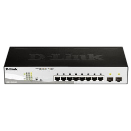 D-Link DGS-1210-08P PoE-kytkin 8 porttia Gigabit