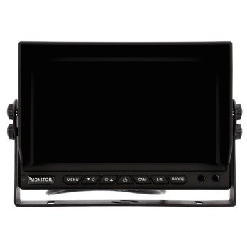 Wired mobile surveillance monitor supporting up to 2 AI cameras with human detection ViDi-MM-2CH-AI