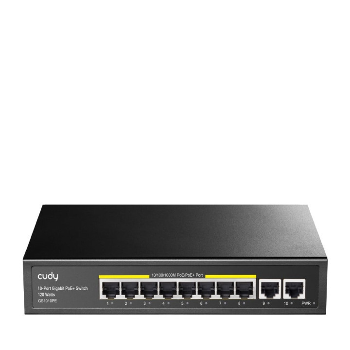 ПЕРЕКЛЮЧАТЕЛЬ POE GS1010PE 8 ПРИЕВАДУ CUDY