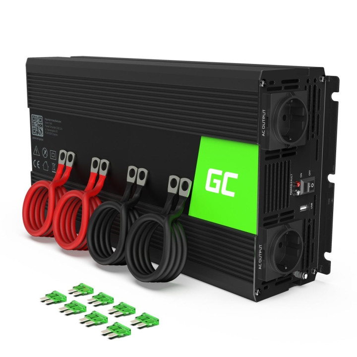 Green Cell Power Inverter 12V to 230V 2000W/4000W Modified Sine Wave INV10