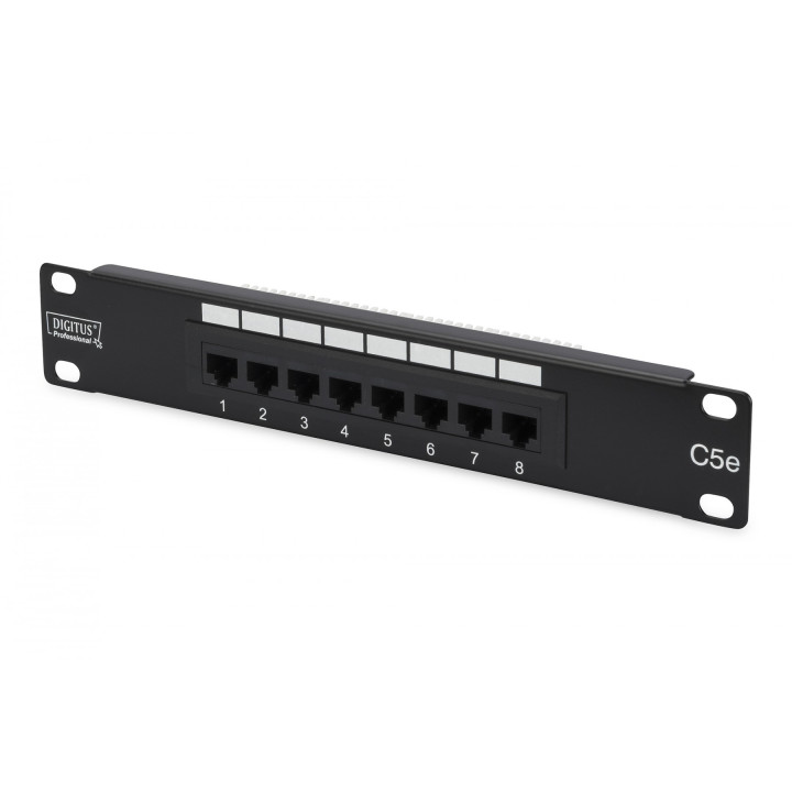 DIGITUS DN-91508U Cat5e 8 portu sadales panelis 1U