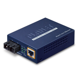 PLANET FTP-802S15 PoE медиаконвертер 15 км SC