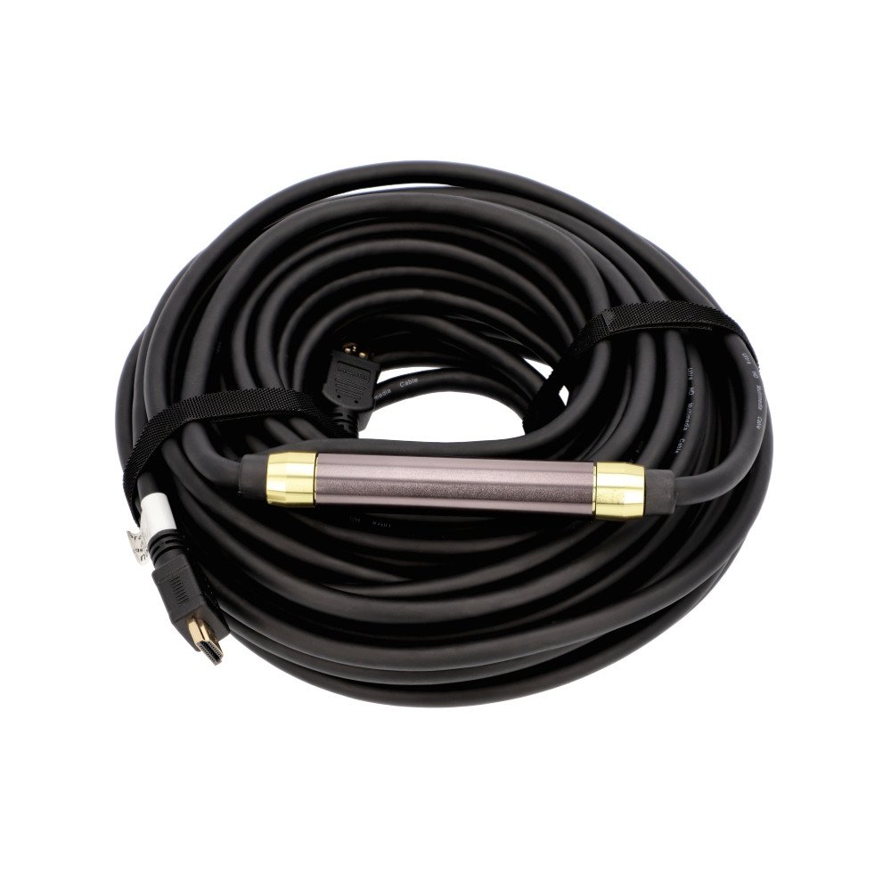 HDMI 1.4b kabelis 20 m gars 4K 30 Hz Ethernet eARC pastiprinatajs