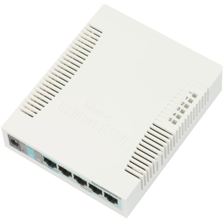 MikroTik CSS106-5G-1S 5-портовый Gigabit PoE коммутатор