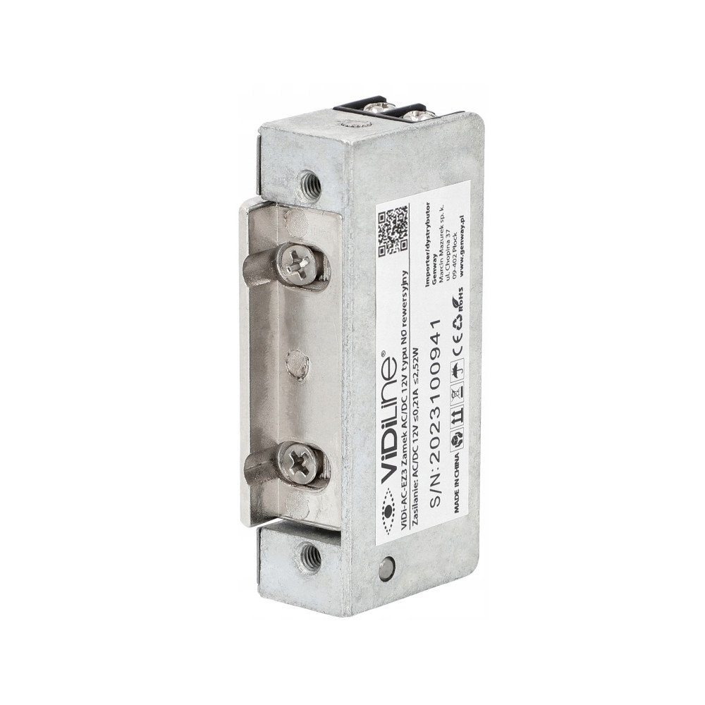 NC tipo reversinis elektros smugis DC/AC 12 V VIDI-AC-EZ3