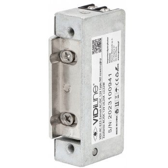 NC tipa atgriezeniskais elektriskais streiks DC/AC 12 V VIDI-AC-EZ3