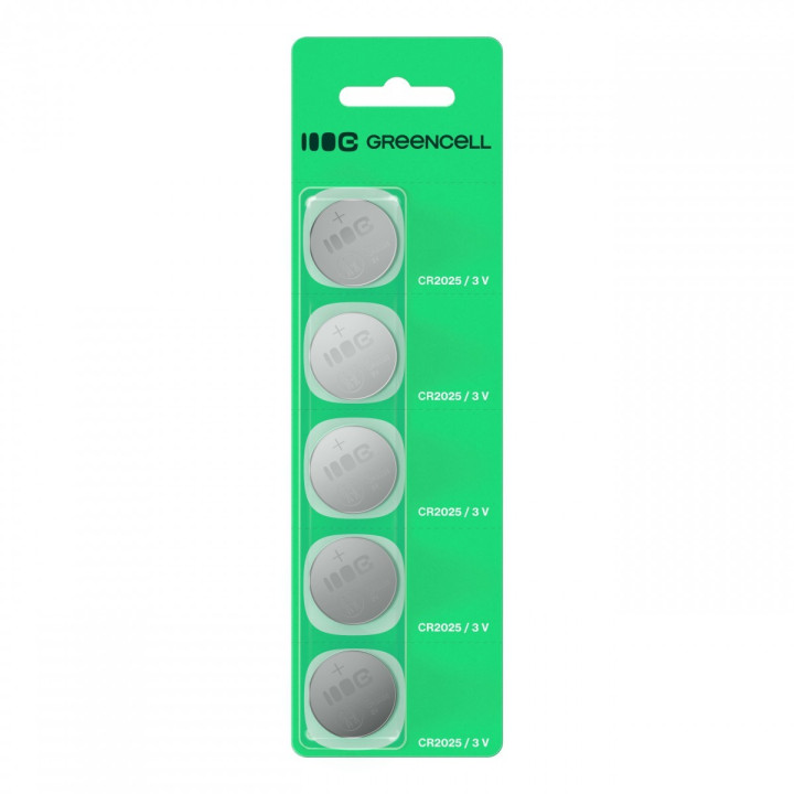 Green Cell X5CR2025 CR2025 litija baterija 3V 160mAh