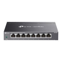 TP-Link Omada DS108G Unmanaged Gigabit Ethernet Switch, 8-Port, Black