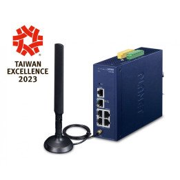 PLANET LCG-300-US Industrial IoT LoRaWAN Gateway with 5-Port Gigabit Switch - US915 MHz