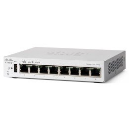 Cisco Catalyst 1200 8-Port Gigabit Ethernet Desktop Switch with PoE Input (C1200-8T-D)