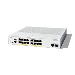 Cisco Catalyst 1200 16-Port Gigabit PoE Switch with 2x1G SFP (C1200-16P-2G)