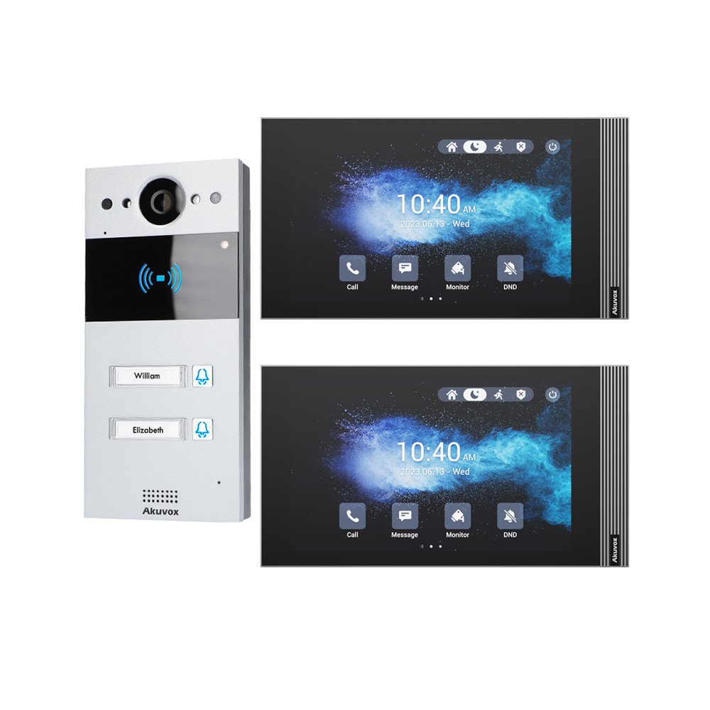 Zestaw Akuvox Panel R20BX2 + 2x Monitor S562