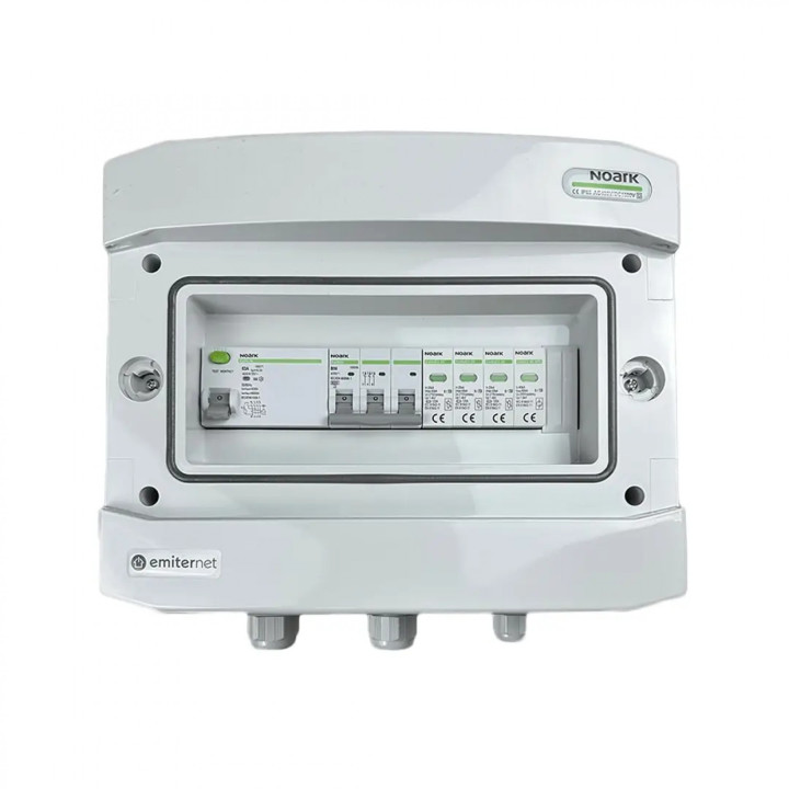 EMITER EM-470N_AC AC kytkinlaite IP65, SPD Type 2, 50A 3P, RCD Type A 63A/300mA