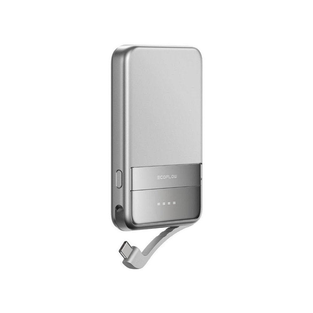 EcoFlow RAPID magnetiska jaudas banka, 5000mAh, (sudrabs).