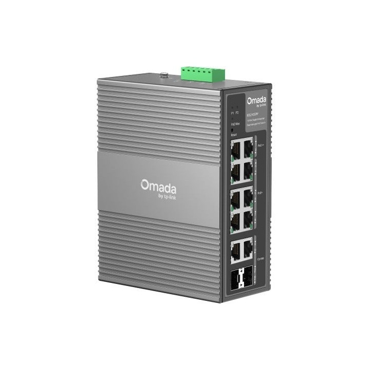 TP-LINK Omada IES210GPP 10-Port Gigabit Industrial Easy Managed PoE+ Switch