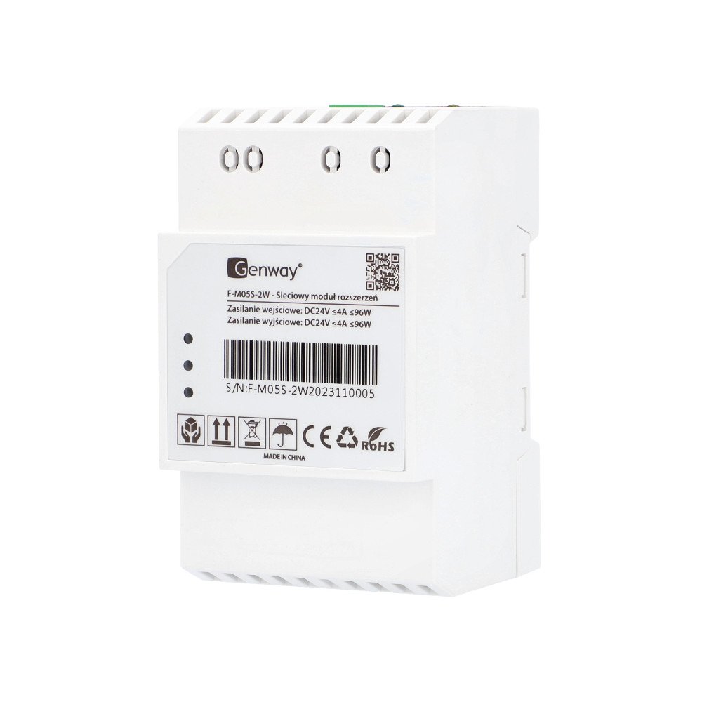 Genway F-M05S-2W - tikla modulis 2 vadu kopnes parsutisanai caur LAN uz F serijas sistemu