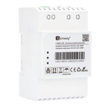 Genway F-M05S-2W - Tinklo modulis, skirtas perduoti 2 laidu magistrale per LAN i F serijos sistema