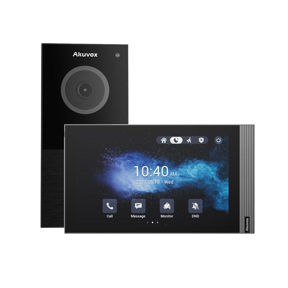 Akuvox Panel E12W + Monitor S563W komplekt