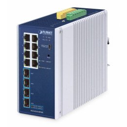 PLANET IGS-4215-8T4X Managed L2+ 8-Port Gigabit Ethernet Switch with 4 SFP+ Uplinks