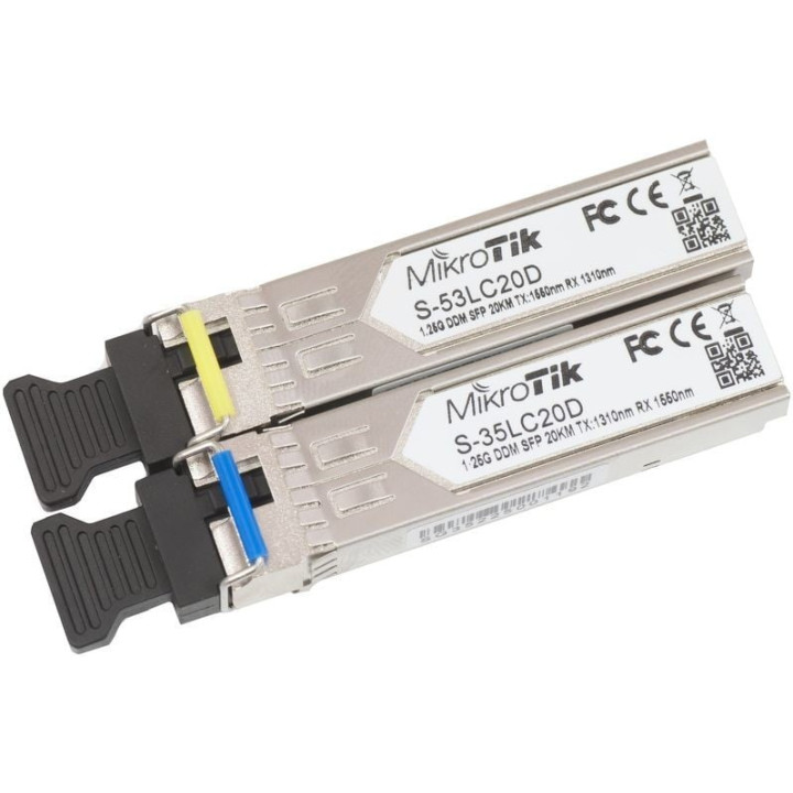MikroTik S-3553LC20D SFP модуль 1.25G 1550нм 20км LC