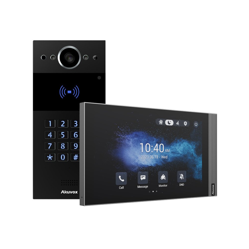 Zestaw Akuvox Panel R20K Black + monitors S563W