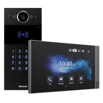 Zestaw Akuvox Panel R20K Black + monitors S563W