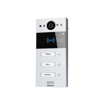 Akuvox Panel R20BX3 + 3x Monitor S563W setti