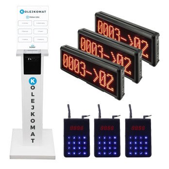 KAL-60-3 Queuing system with support for three Kaler Standard tracks