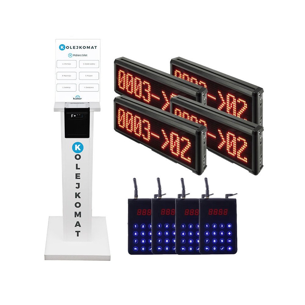 KAL-60-4 Rindas sistema ar atbalstu cetram Kaler Standard celiniem