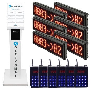 KAL-60-6 Queuing system with six Kaler Standard tracks