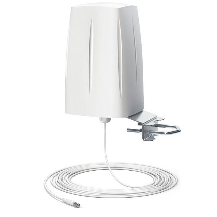 QuWireless QuOmni AOLS1 LTE SISO Omnidirectional Antenna, 5m Cable, SMA