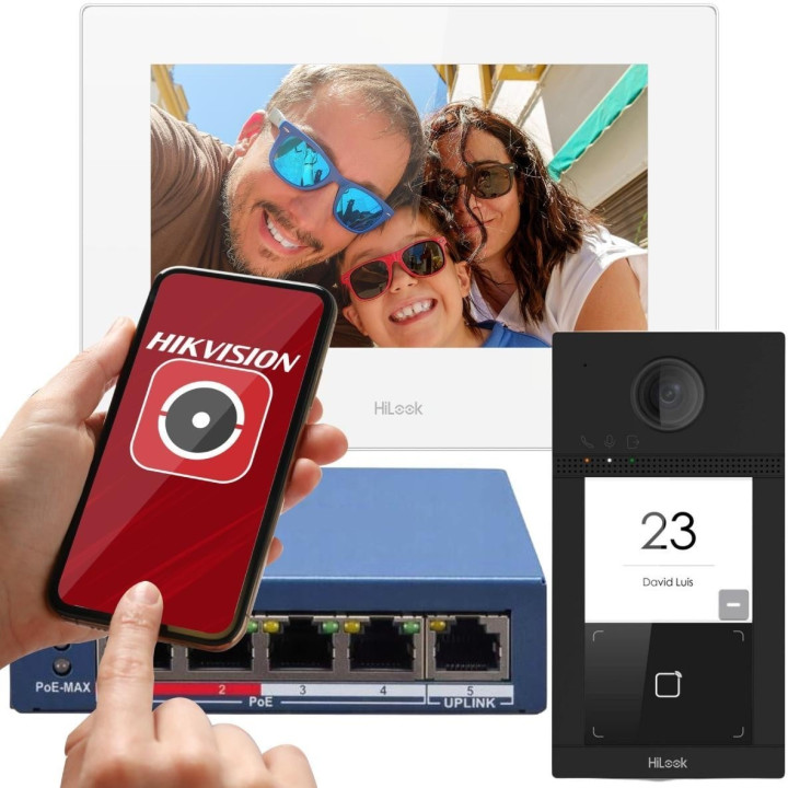 Hilook by Hikvision IP-VIS-Pro-W Video Intercom Kit