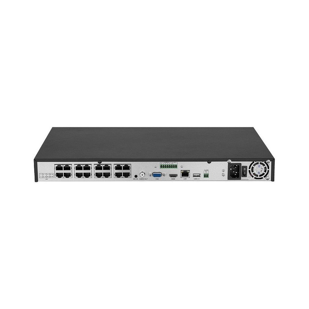Tiandy IP tinklo irasymo irenginys, 20 kanalu, 16 PoE TC-R3220 Spec: I/B/P16/K/V3.1
