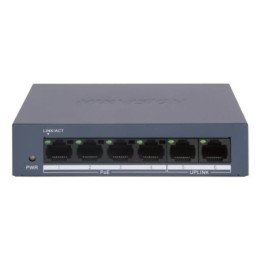 Hikvision DS-XS0106-P Unmanaged PoE Switch 4+2