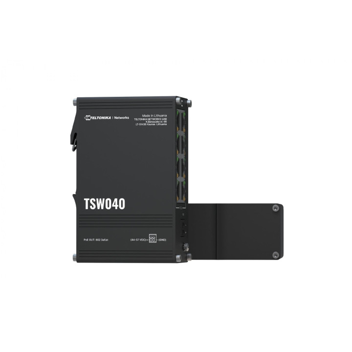 Коммутатор промышленный Teltonika TSW040, 8-Порт 10/100 PoE, неуправляемый