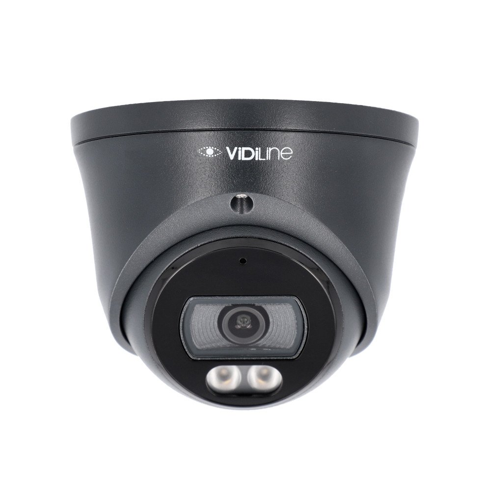 ViDi-IPC-35D Dome IP-kaamera I3W/S/M/C/2,8mm 5Mpx kahe valguse klassifikatsioon metallist antratsiit RAL7016