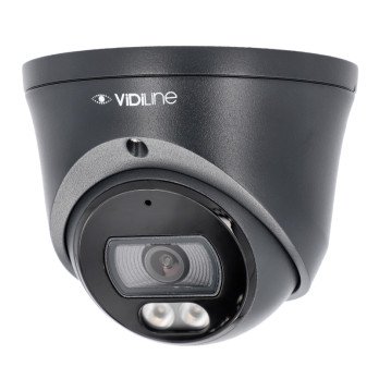 ViDi-IPC-35D Dome IP-kamera I3W/S/M/C/2.8mm 5Mpx Dual Light Classification Metal Antrasiitti RAL7016