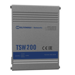 Teltonika TSW200 Промышленный PoE+ коммутатор неуправляемый