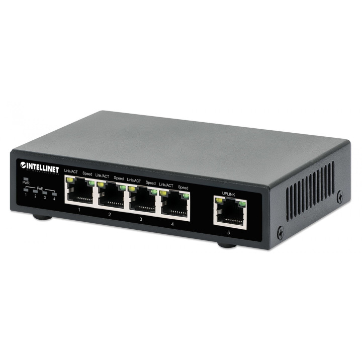 Intellinet 5-Port Gigabit PoE+ 62W jungiklis (561839)