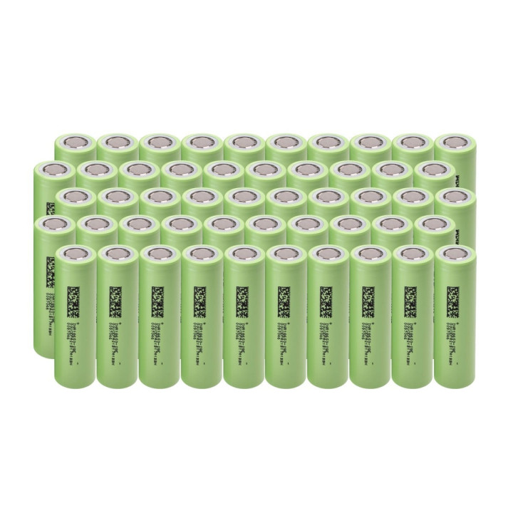 Green Cell 50x 18650 Battery Cells 2900mAh 3.7V NMC Li-ion Rechargeable (50GC18650NMC29)