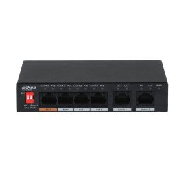 Dahua PFS3006-4ET-60-V2 6-Port 10/100Mbps Unmanaged Desktop PoE Switch
