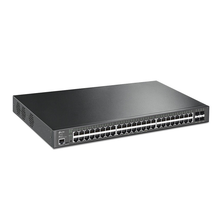 Коммутатор TP-Link TL-SG3452XP JetStream, 48-портовый Gigabit PoE+, с 4-портовым 10GE SFP+