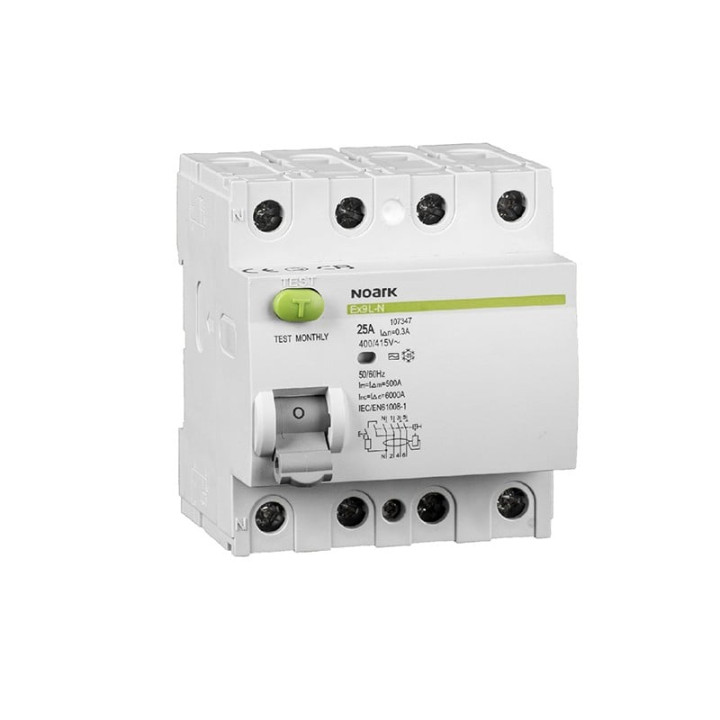 Noark 108370 RCBO 4P 40A 300mA Type A 6kA